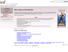 Tablet Screenshot of cine-review.com.br